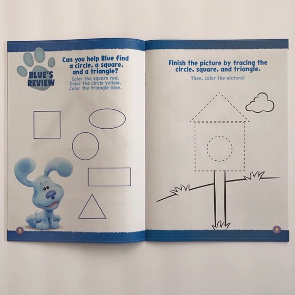 Nickelodeon | Accessories | Blues Clues Shapes Sizes Workbook | Poshmark